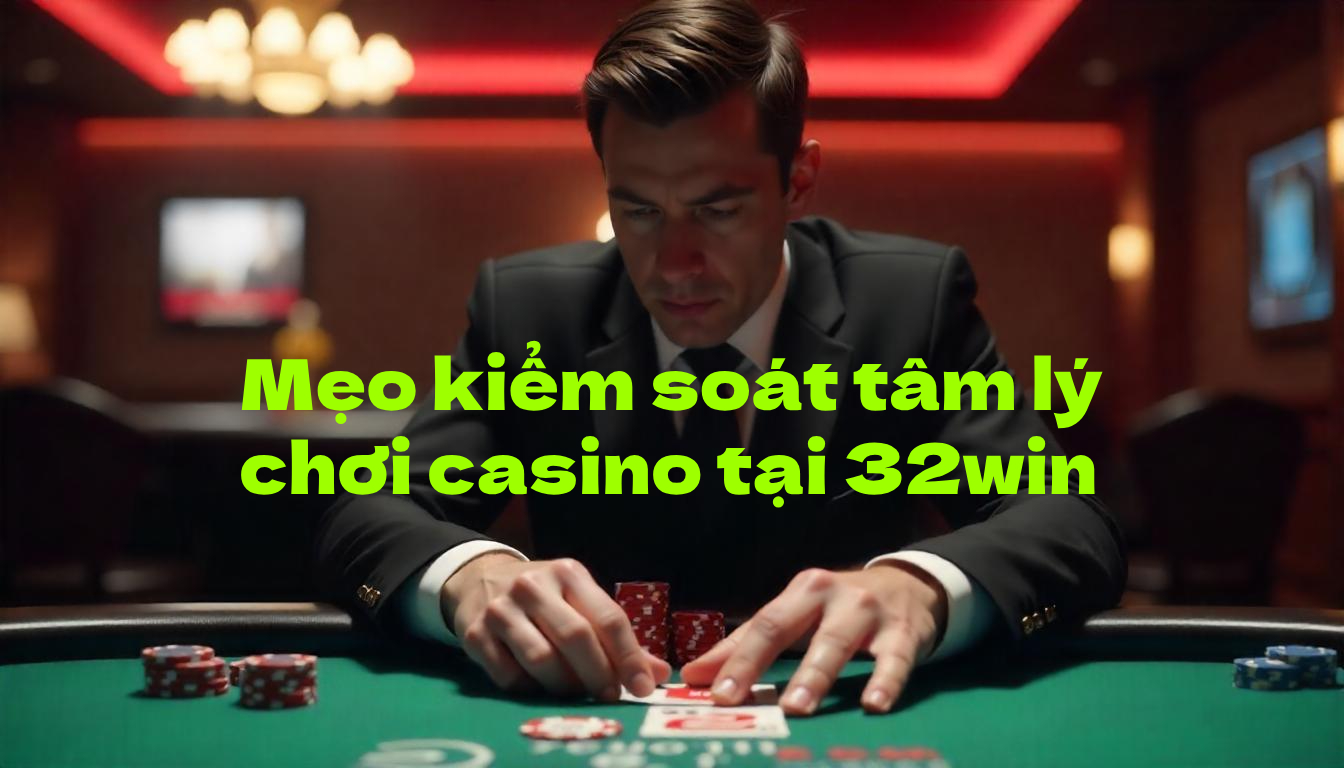 Mẹo Kiểm Soát Tâm Lý Chơi Casino Vững Vàng và Tỉnh Táo tại Nhà Cái 32Win