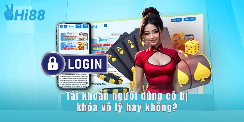 Tài khoản người dùng có bị khóa vô lý hay không? Tài khoản người dùng có bị khóa vô lý hay không?